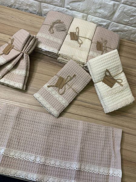 Рушники кухонні Lorenzella блакитні/білі 40&times;60 см набір 6 шт (003-03-005) 003-03-005 фото