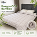 Одеяло всесезонное ODA Bamboo с бамбуковым волокном 350 г/м&sup2;, микрофибра, 200x220 см, светло-серое bam-sle-bla-009 фото 1
